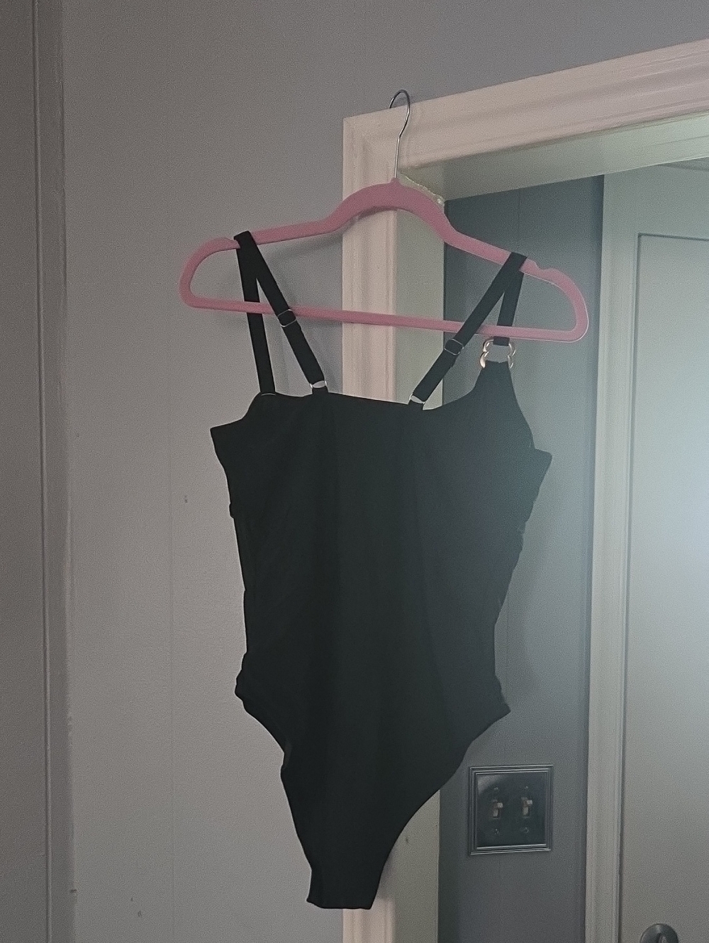Classic Black One Piece Swimsuit - Picture 3 of 7